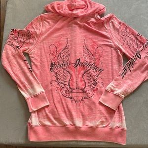 Harley Davidson womens zip up hoodie